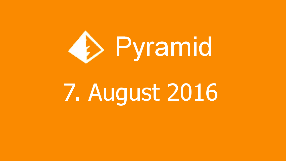 Microsoft solitaire collection - Pyramid - 07. August 2016