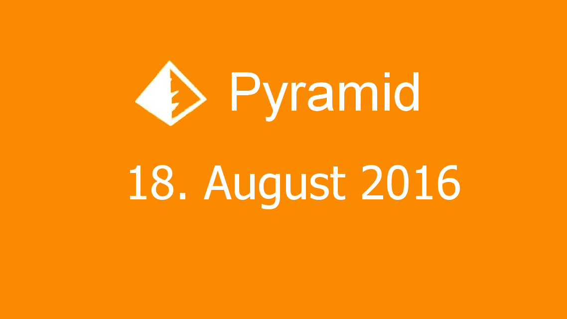 Microsoft solitaire collection - Pyramid - 18. August 2016