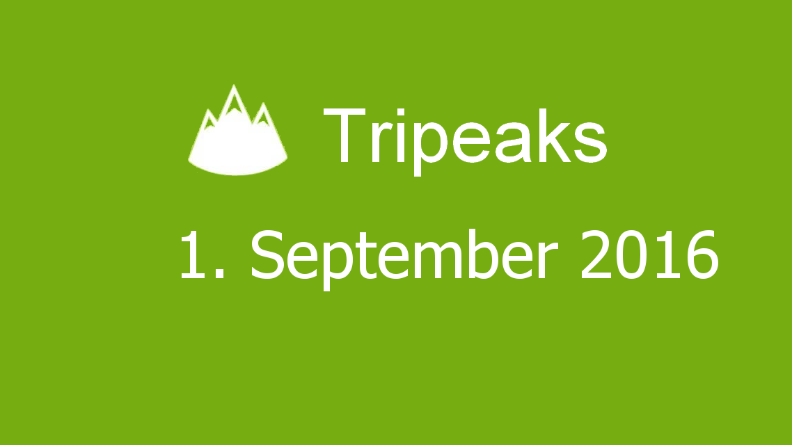 Microsoft solitaire collection - Tripeaks - 01. September 2016