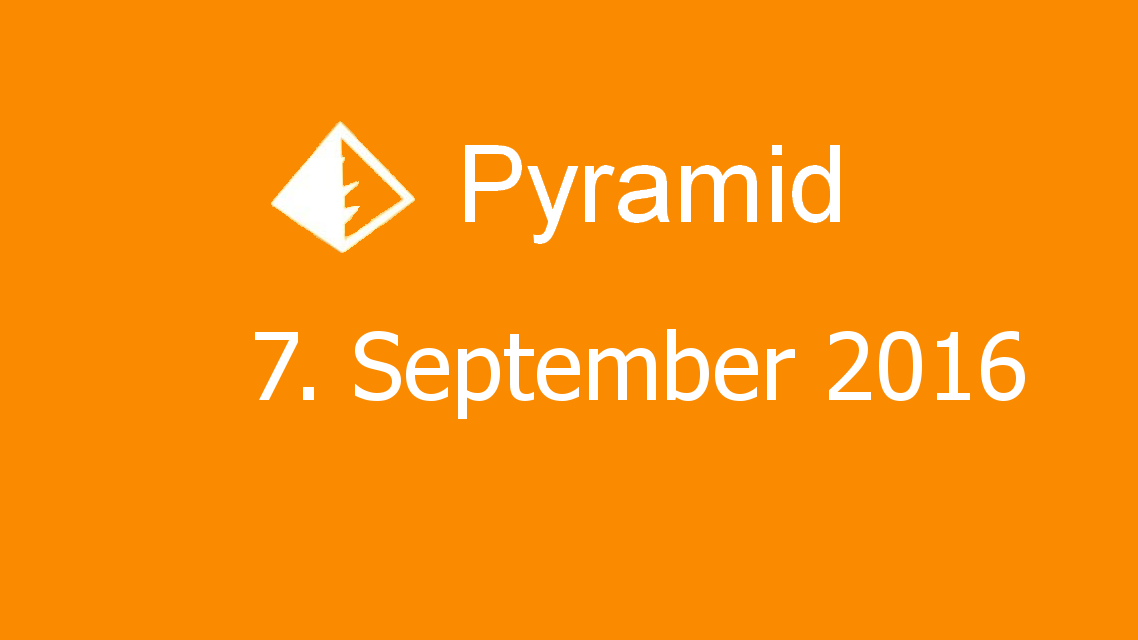 Microsoft solitaire collection - Pyramid - 07. September 2016