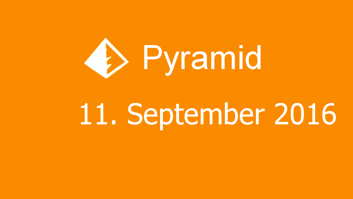 Microsoft solitaire collection - Pyramid - 11. September 2016