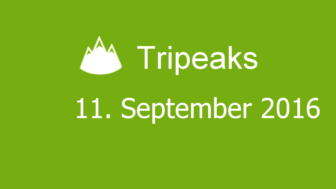 Microsoft solitaire collection - Tripeaks - 11. September 2016