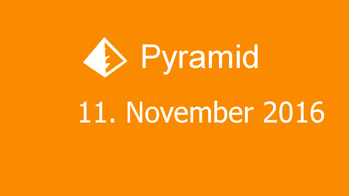 Microsoft solitaire collection - Pyramid - 11. November 2016