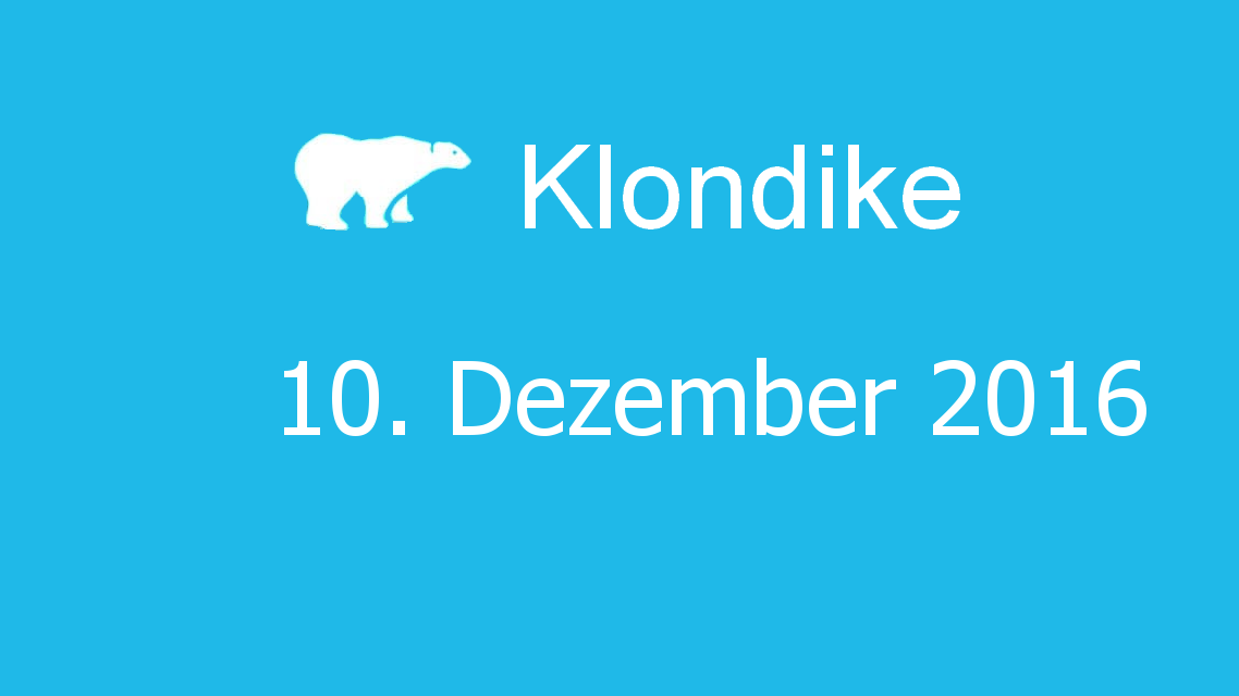 Microsoft solitaire collection - klondike - 10. Dezember 2016