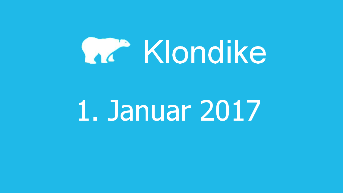 Microsoft solitaire collection - klondike - 01. Januar 2017