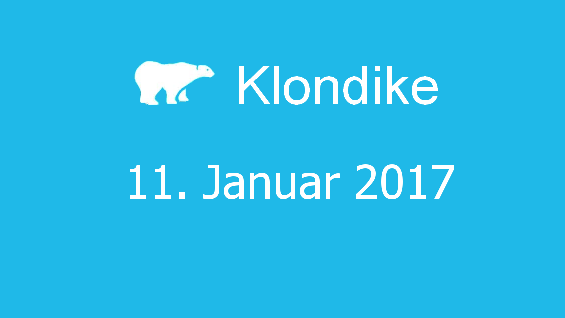 Microsoft solitaire collection - klondike - 11. Januar 2017