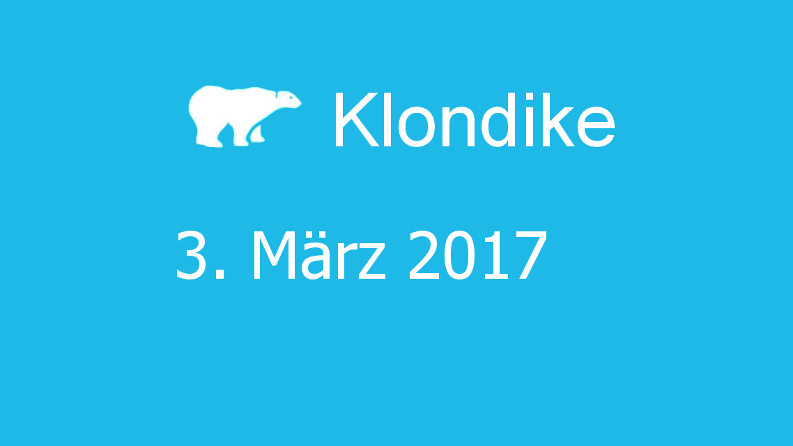 Microsoft solitaire collection - klondike - 03. März 2017