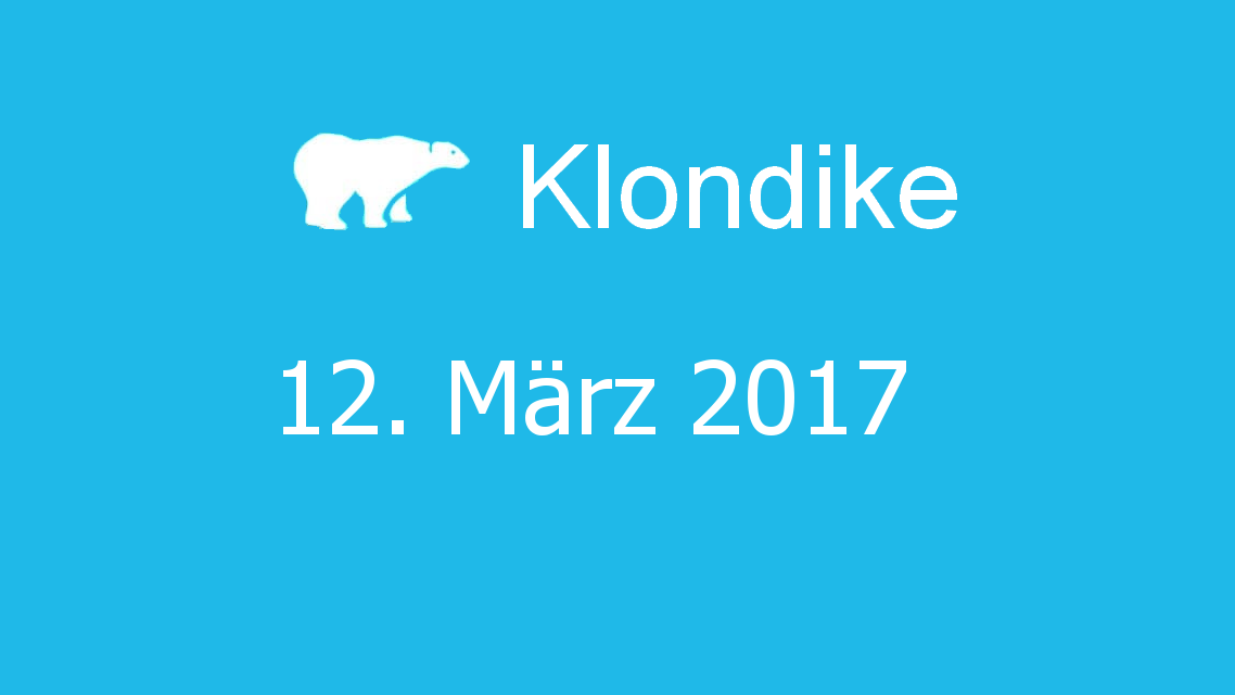 Microsoft solitaire collection - klondike - 12. März 2017