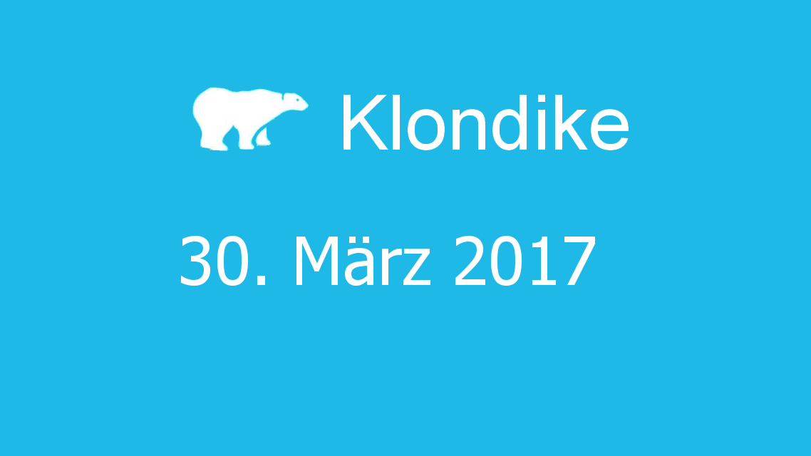 Microsoft solitaire collection - klondike - 30. März 2017