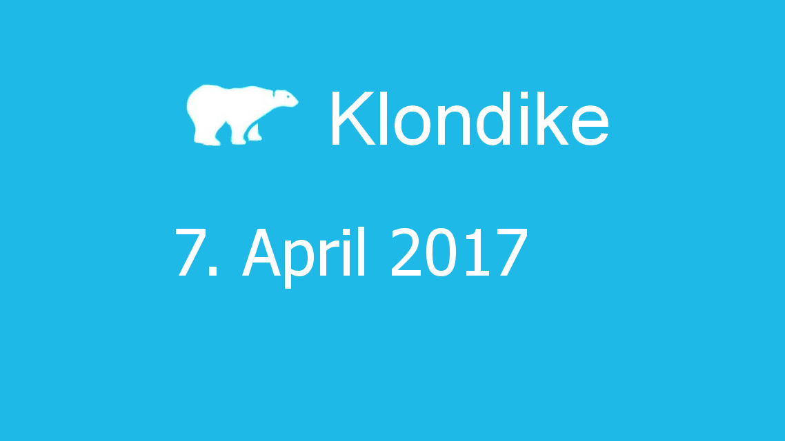 Microsoft solitaire collection - klondike - 07. April 2017