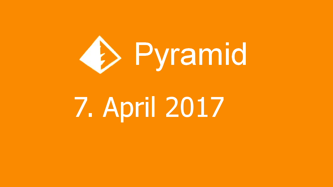 Microsoft solitaire collection - Pyramid - 07. April 2017