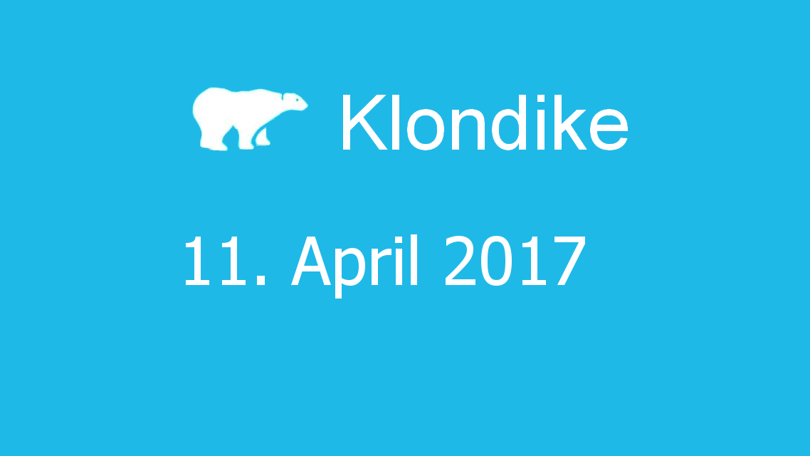 Microsoft solitaire collection - klondike - 11. April 2017