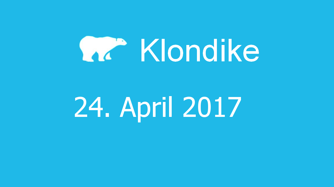 Microsoft solitaire collection - klondike - 24. April 2017