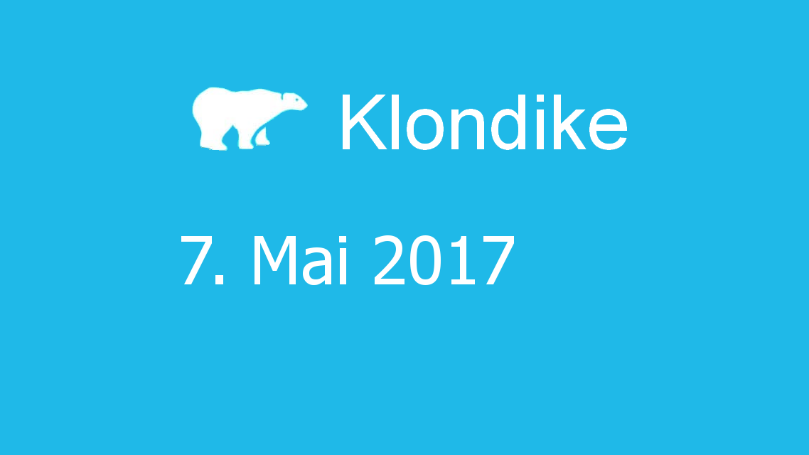 Microsoft solitaire collection - klondike - 07. Mai 2017