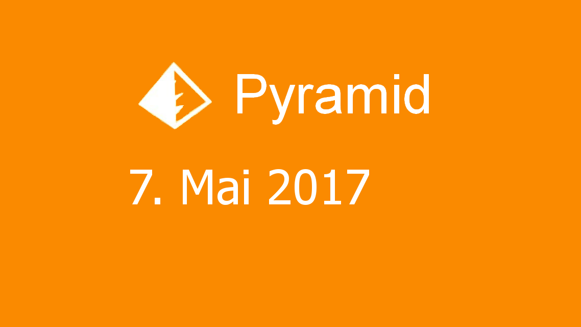 Microsoft solitaire collection - Pyramid - 07. Mai 2017