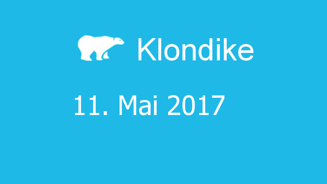Microsoft solitaire collection - klondike - 11. Mai 2017