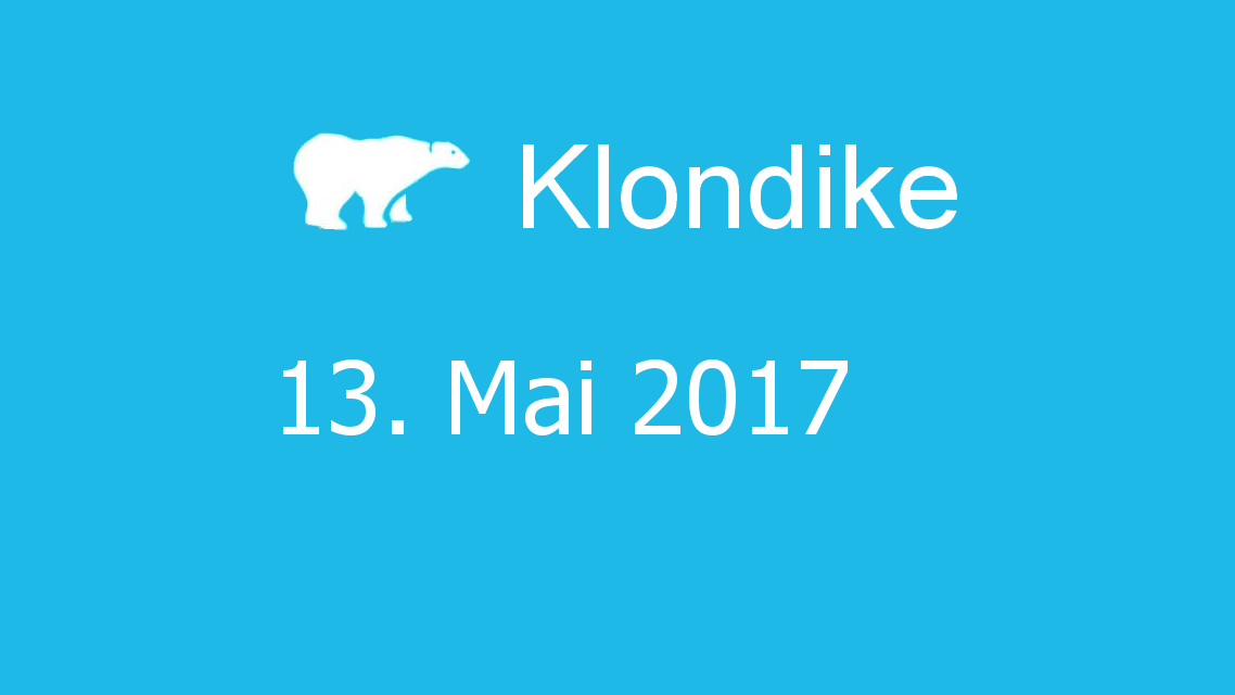 Microsoft solitaire collection - klondike - 13. Mai 2017