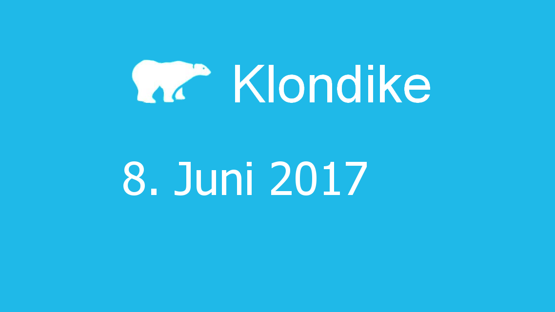 Microsoft solitaire collection - klondike - 08. Juni 2017