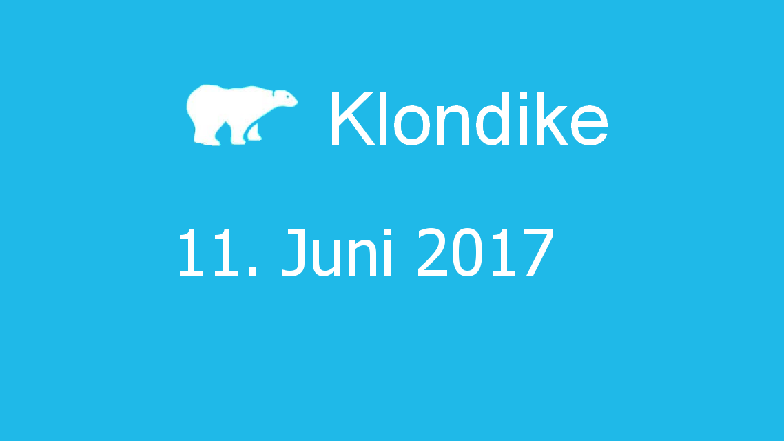 Microsoft solitaire collection - klondike - 11. Juni 2017
