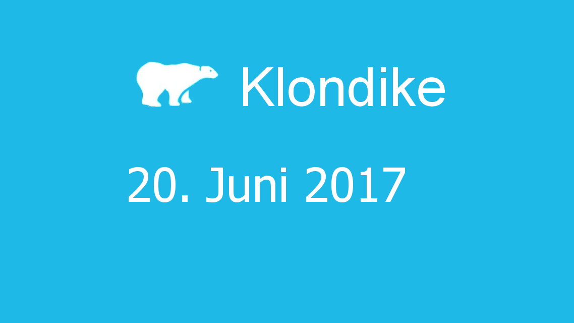 Microsoft solitaire collection - klondike - 20. Juni 2017