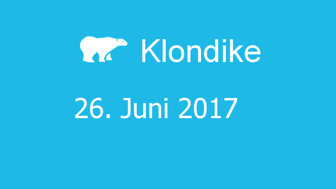 Microsoft solitaire collection - klondike - 26. Juni 2017