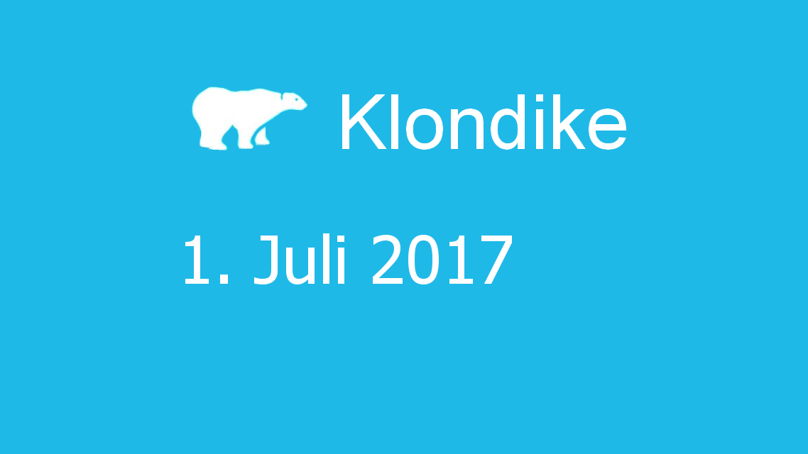 Microsoft solitaire collection - klondike - 01. Juli 2017
