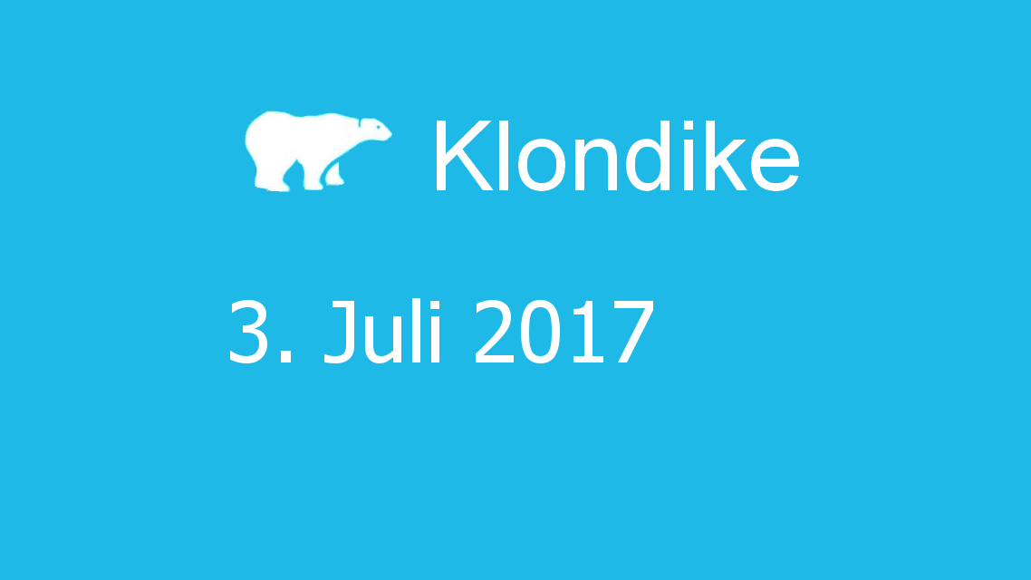 Microsoft solitaire collection - klondike - 03. Juli 2017