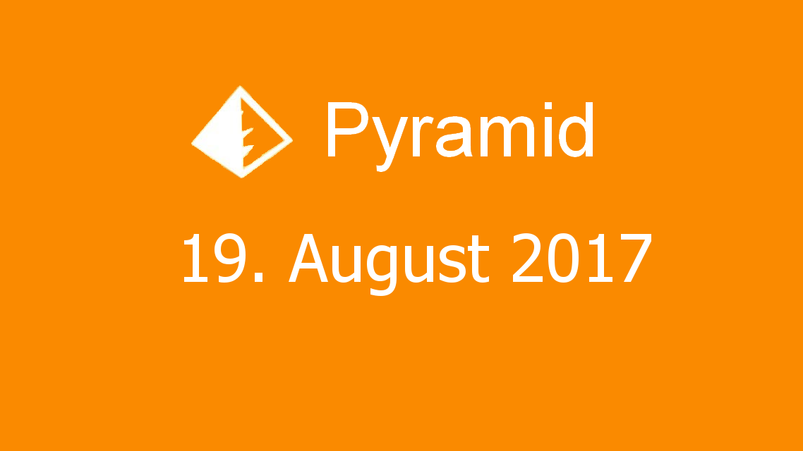 Microsoft solitaire collection - Pyramid - 19. August 2017