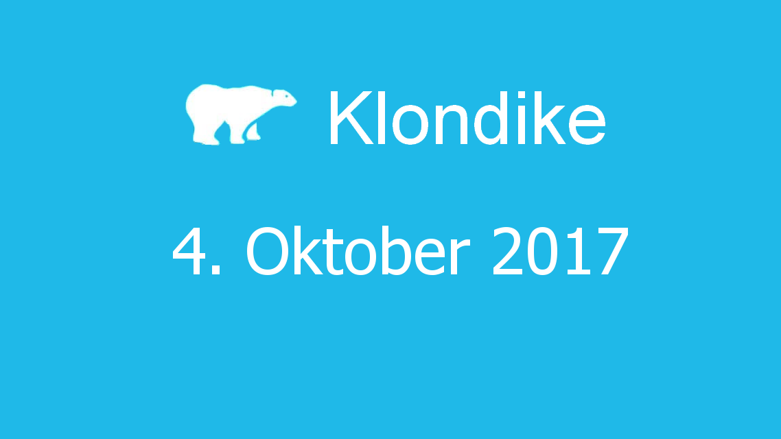 Microsoft solitaire collection - klondike - 04. Oktober 2017