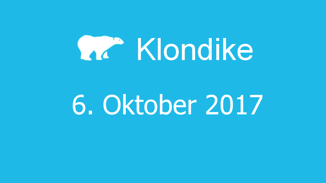 Microsoft solitaire collection - klondike - 06. Oktober 2017