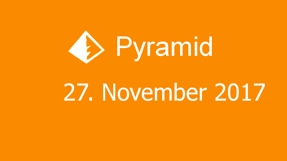 Microsoft solitaire collection - Pyramid - 27. November 2017