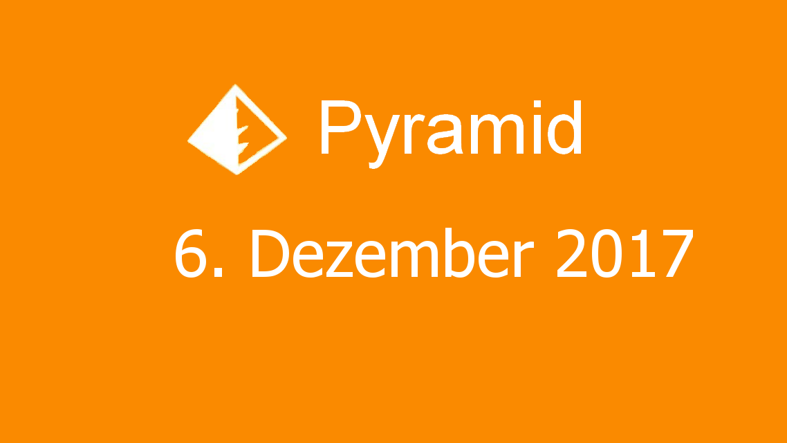 Microsoft solitaire collection - Pyramid - 06. Dezember 2017