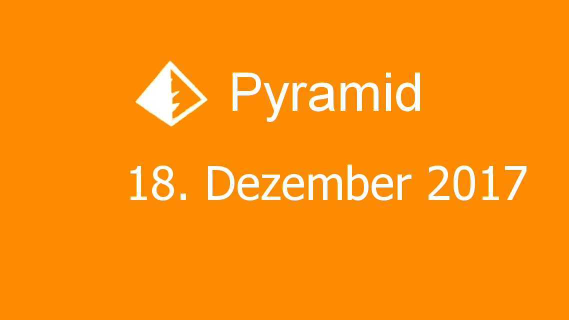 Microsoft solitaire collection - Pyramid - 18. Dezember 2017