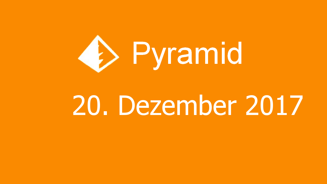 Microsoft solitaire collection - Pyramid - 20. Dezember 2017