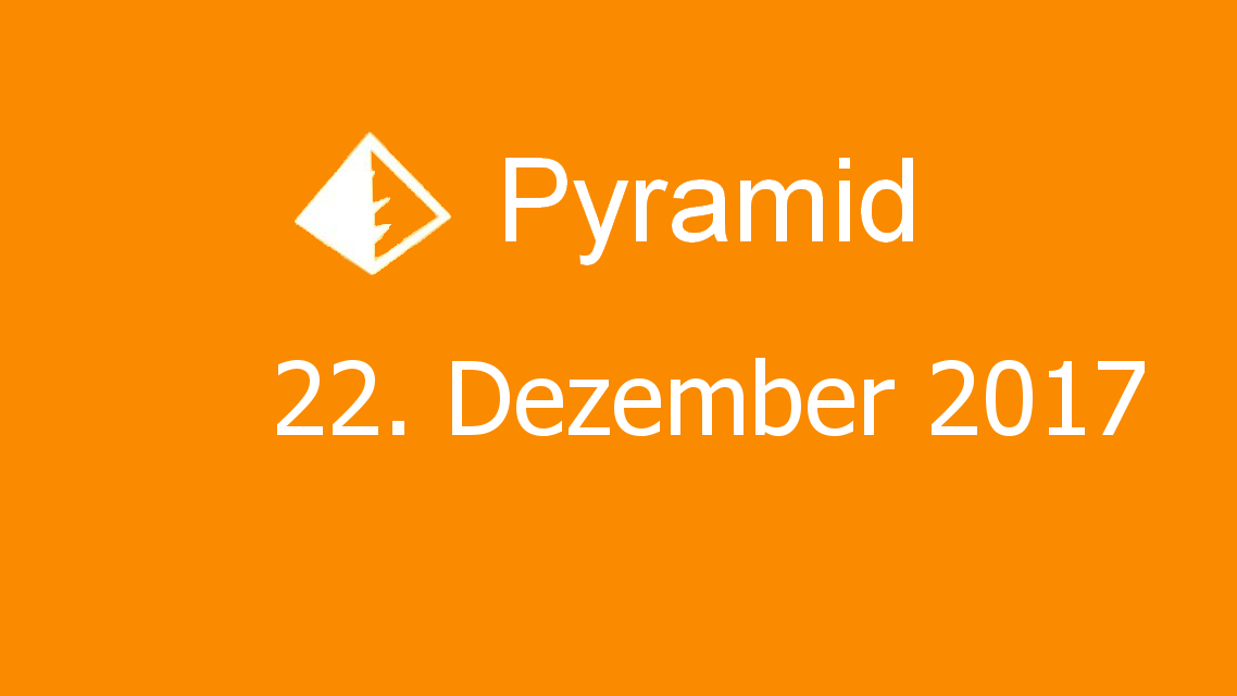 Microsoft solitaire collection - Pyramid - 22. Dezember 2017