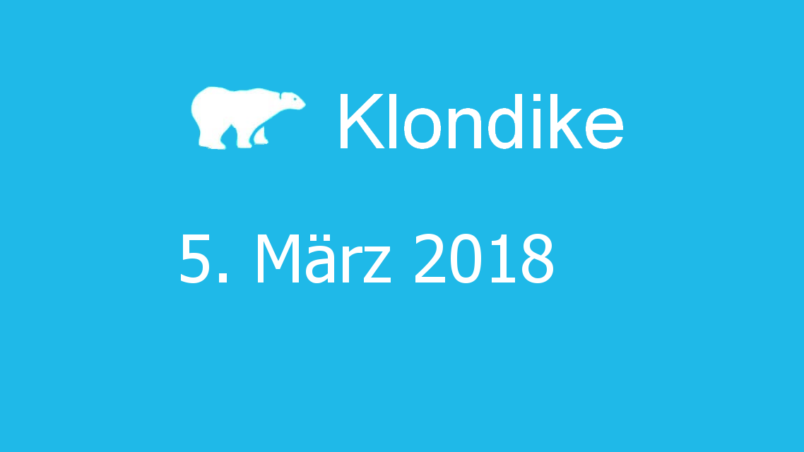 Microsoft solitaire collection - klondike - 05. März 2018