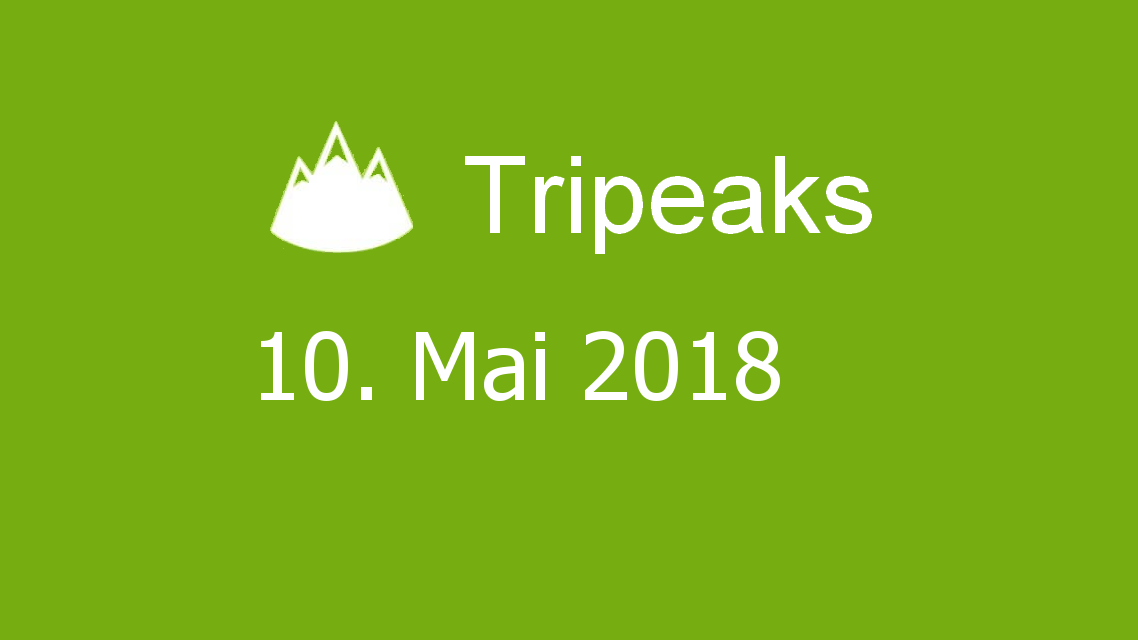 Microsoft solitaire collection - Tripeaks - 10. Mai 2018