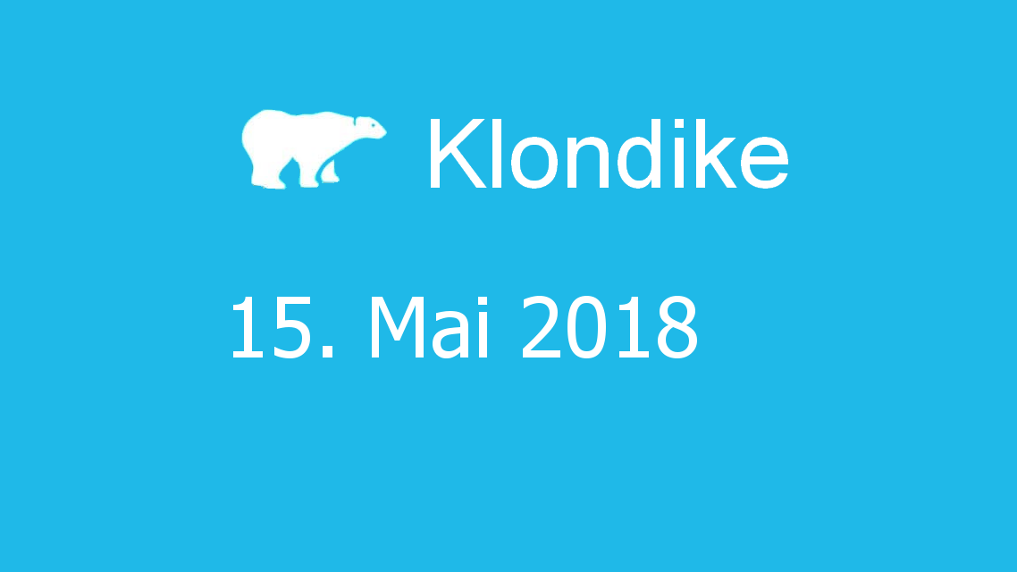 Microsoft solitaire collection - klondike - 15. Mai 2018