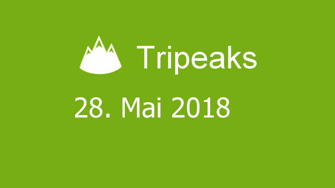 Microsoft solitaire collection - Tripeaks - 28. Mai 2018