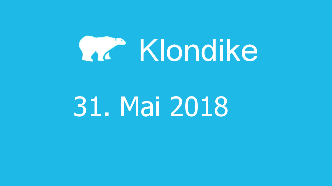 Microsoft solitaire collection - klondike - 31. Mai 2018