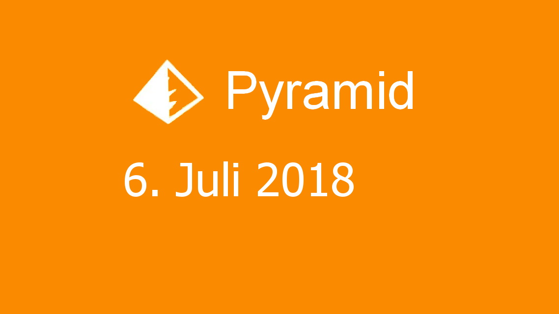 Microsoft solitaire collection - Pyramid - 06. Juli 2018