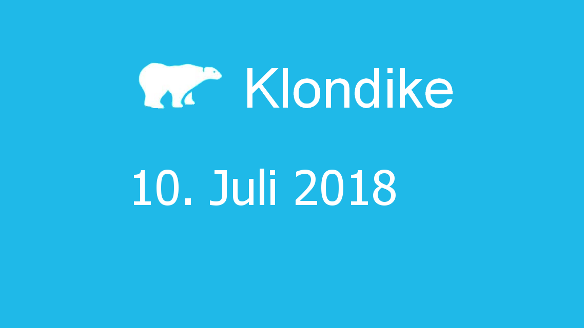 Microsoft solitaire collection - klondike - 10. Juli 2018