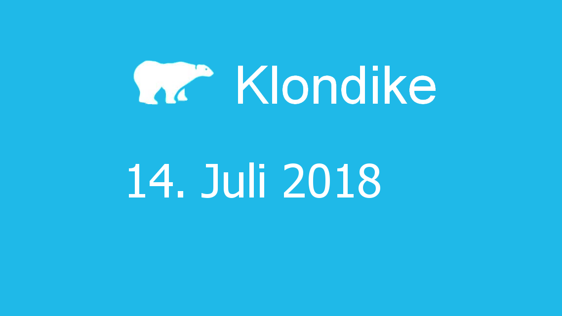 Microsoft solitaire collection - klondike - 14. Juli 2018