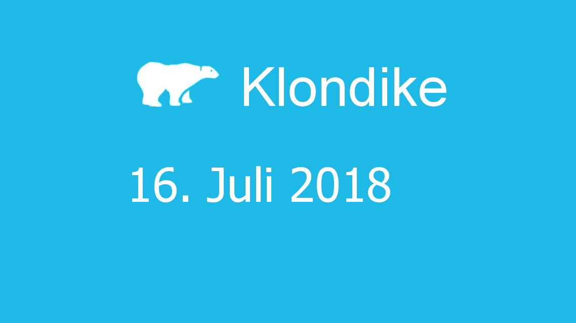 Microsoft solitaire collection - klondike - 16. Juli 2018