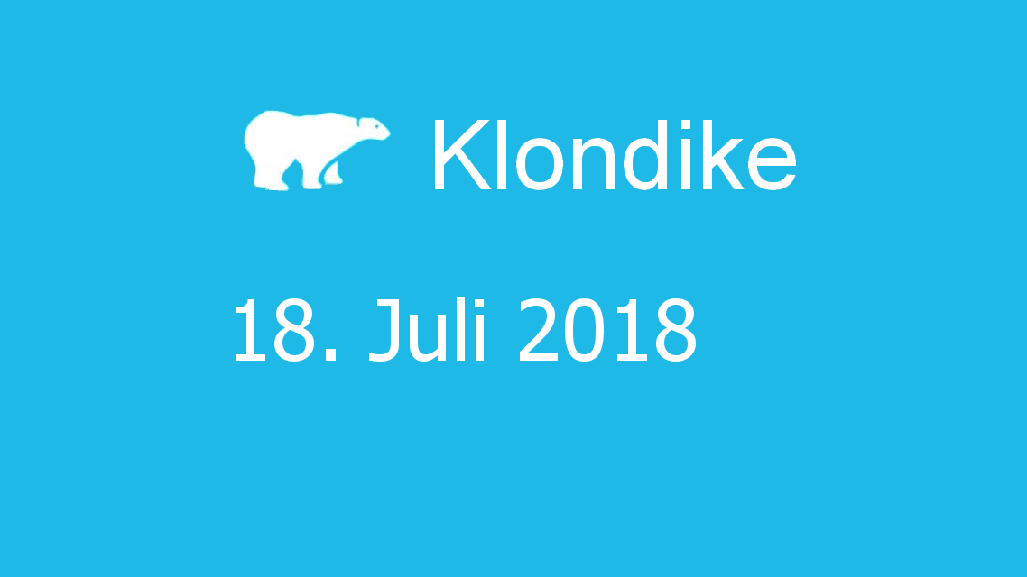 Microsoft solitaire collection - klondike - 18. Juli 2018