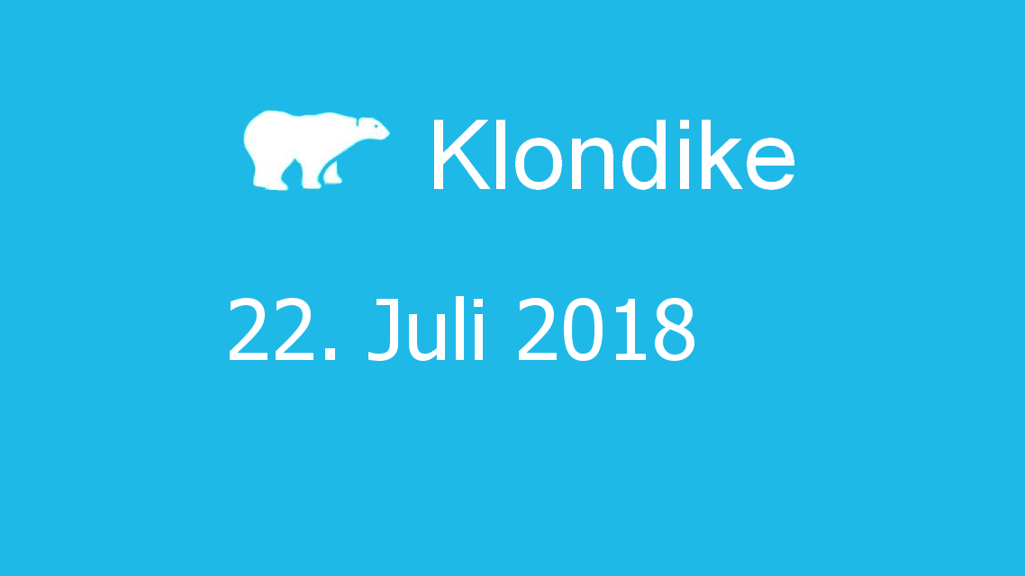 Microsoft solitaire collection - klondike - 22. Juli 2018