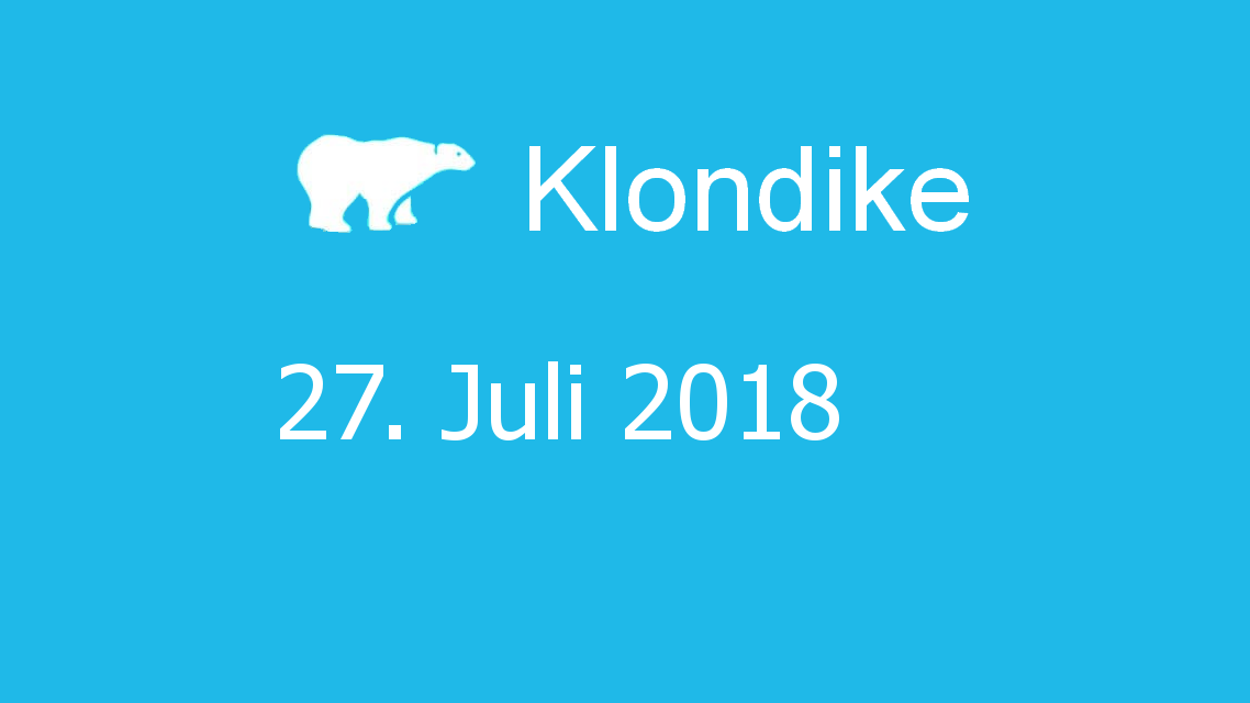 Microsoft solitaire collection - klondike - 27. Juli 2018