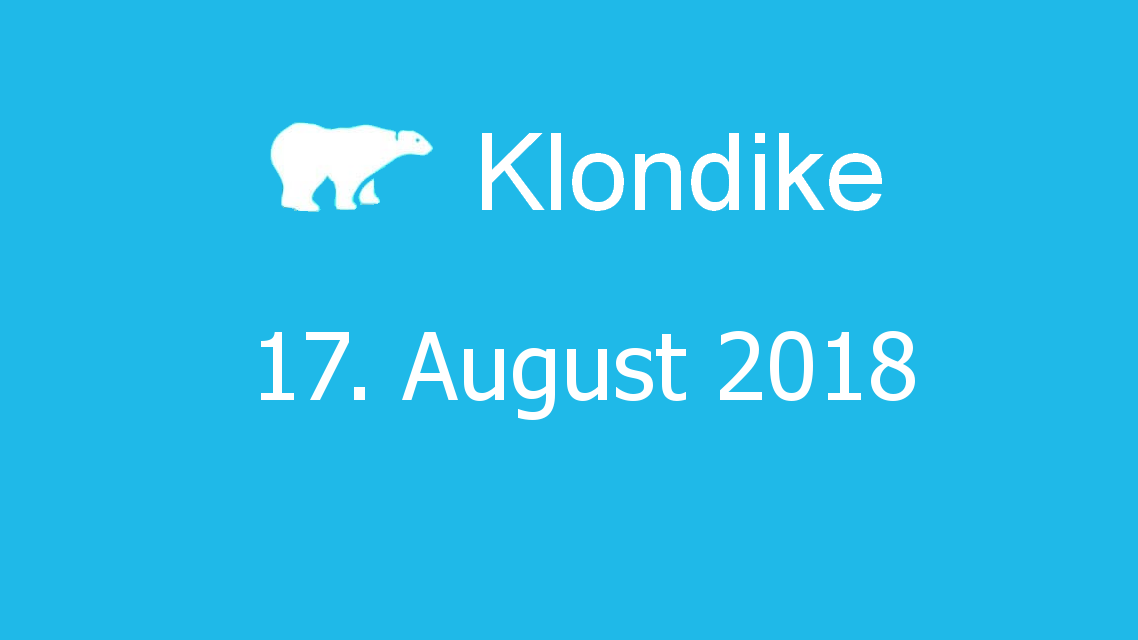 Microsoft solitaire collection - klondike - 17. August 2018