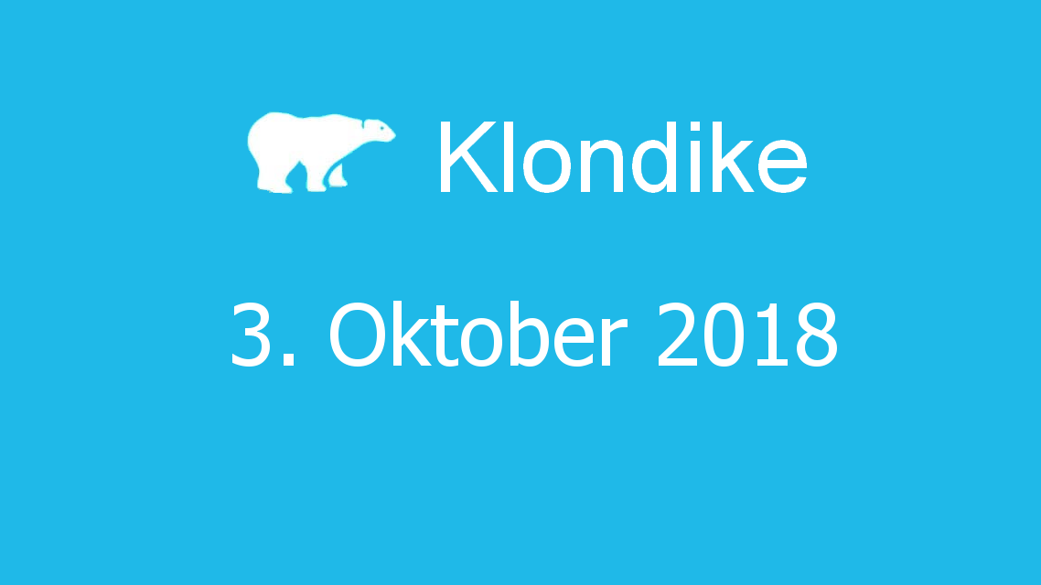 Microsoft solitaire collection - klondike - 03. Oktober 2018