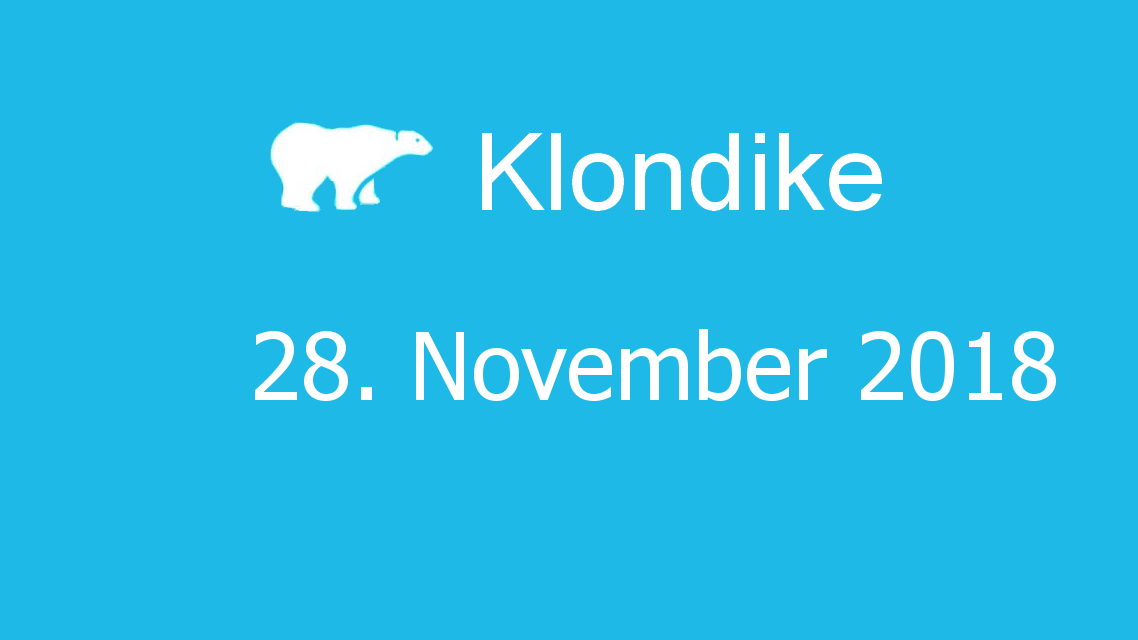 Microsoft solitaire collection - klondike - 28. November 2018